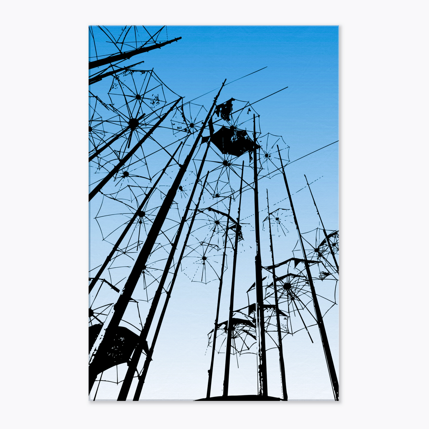 Ubrella Art Installation 24x36" Canvas