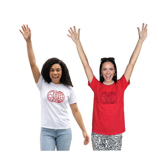 Support Canada available in RED or WHITE (Ladies)