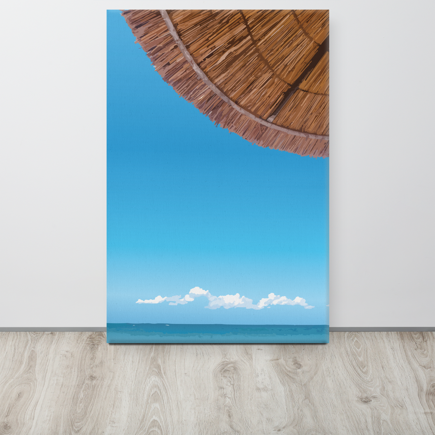View From the Umbrella Canvas 24x36" Canvas